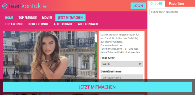 teenkontakte.com Erfahrungen