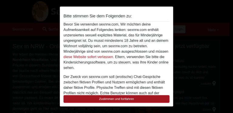 sexnrw.com Erfahrungen