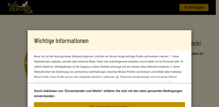 reifefrauenchat.com Erfahrungen